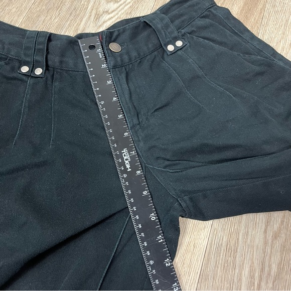 LA Sport Black Shorts Pleated wide leg bermuda shorts 27 Waist - Picture 7 of 9